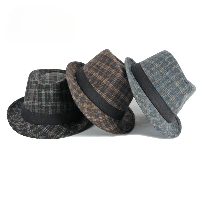 Fedora Hat Wool - Neue Wolle Jazz Hut im Frühling
