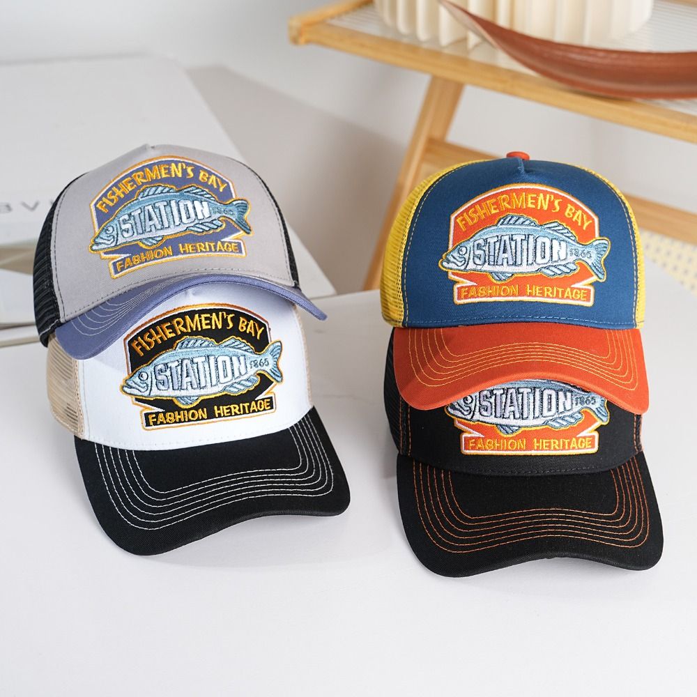 Trucker Cap Mesh - Outdoor-Kappe, atmungsaktive Angelkappe, Baseballkappe, verstellbare Trucker-Mütze,
