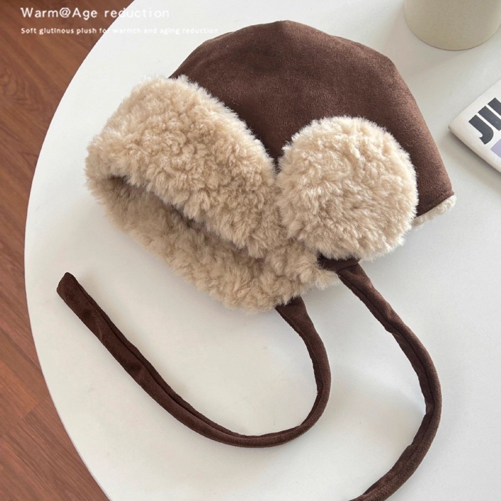 Trapper Hat Ear Flap - Warme, winddichte Ohrenklappenmütze im Vintage-Retro-Stil, Ushanka-Mütze,