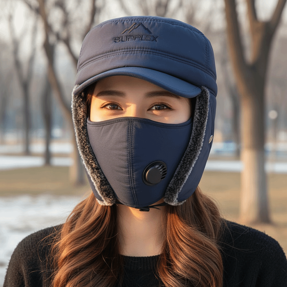 Trapper Hat Ear Flap - Verdickte Winter-Trapper-Mütze, abnehmbare, mit Fleece gefütterte,