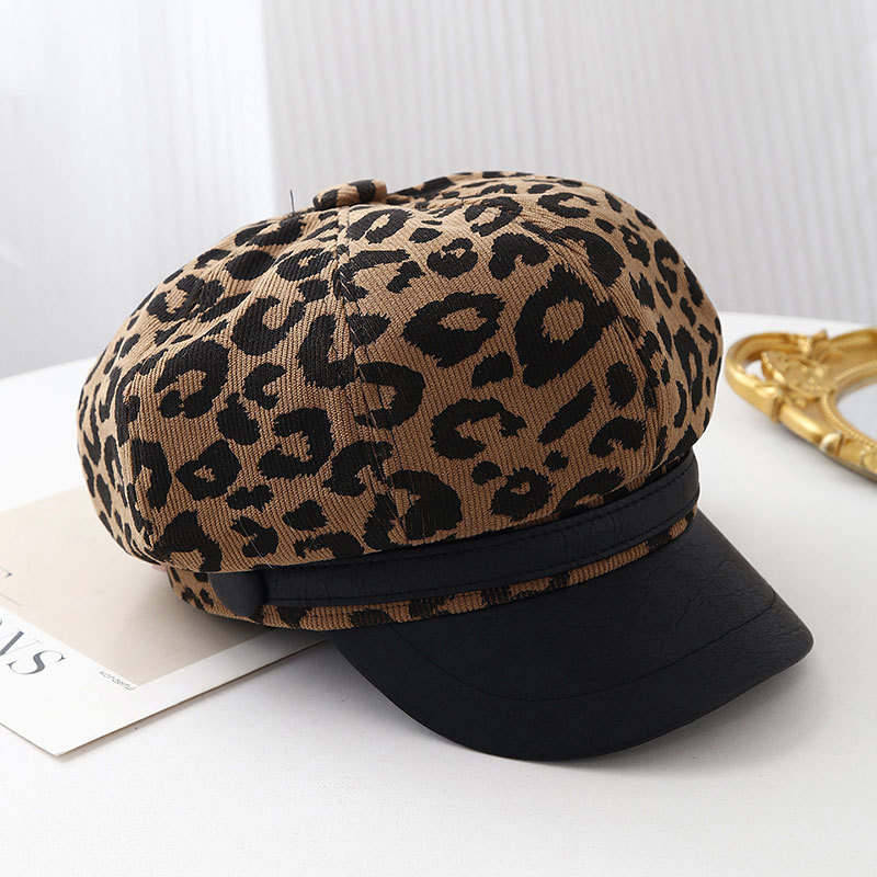 Retro Leopardenmuster Breitkre – Bucket Hat Cotton Bewertung und Preis