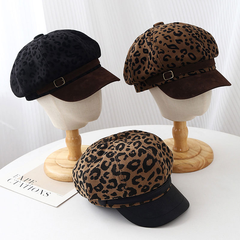 Retro Leopardenmuster Breitkre – Bucket Hat Cotton Bewertung und Preis