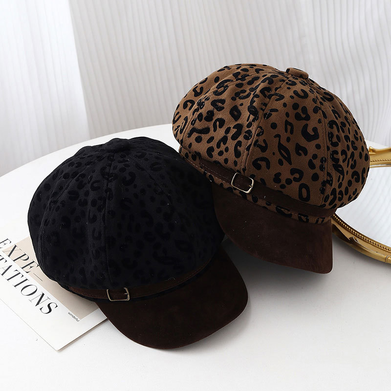 Retro Leopardenmuster Breitkre – Bucket Hat Cotton Bewertung und Preis