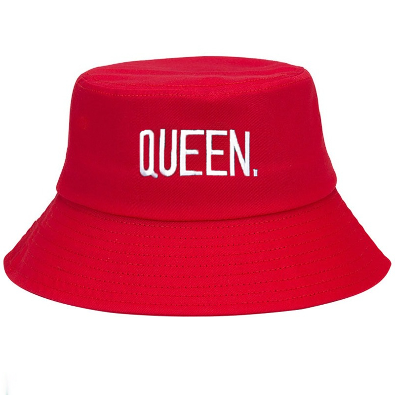 Anpassen Königin Gestickte Eim – Bucket Hat Cotton Bewertung und Preis