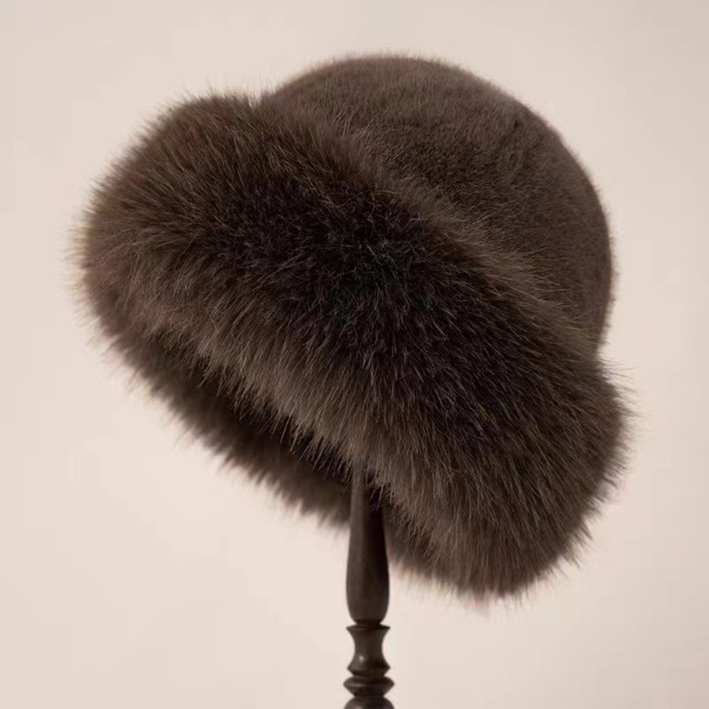 Neue Warme Flauschigen Fell Ei – Bucket Hat Cotton Bewertung und Preis