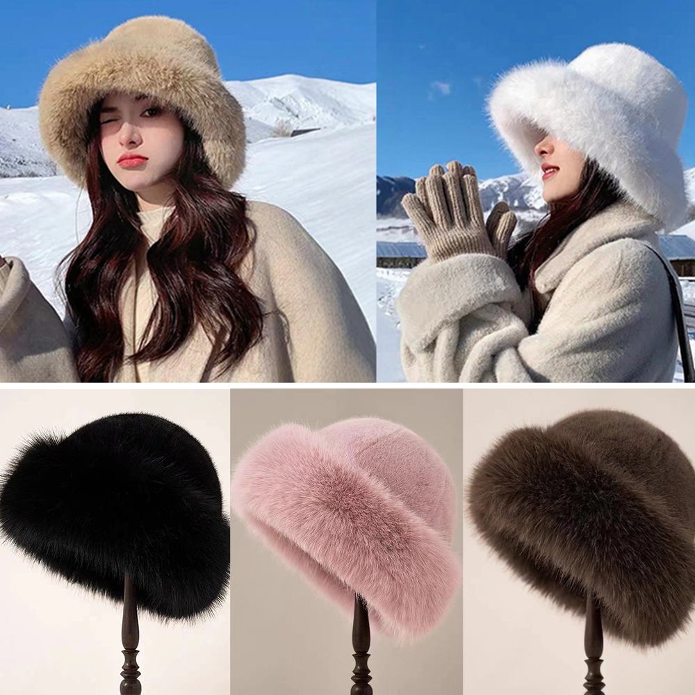 Neue Warme Flauschigen Fell Ei – Bucket Hat Cotton Bewertung und Preis